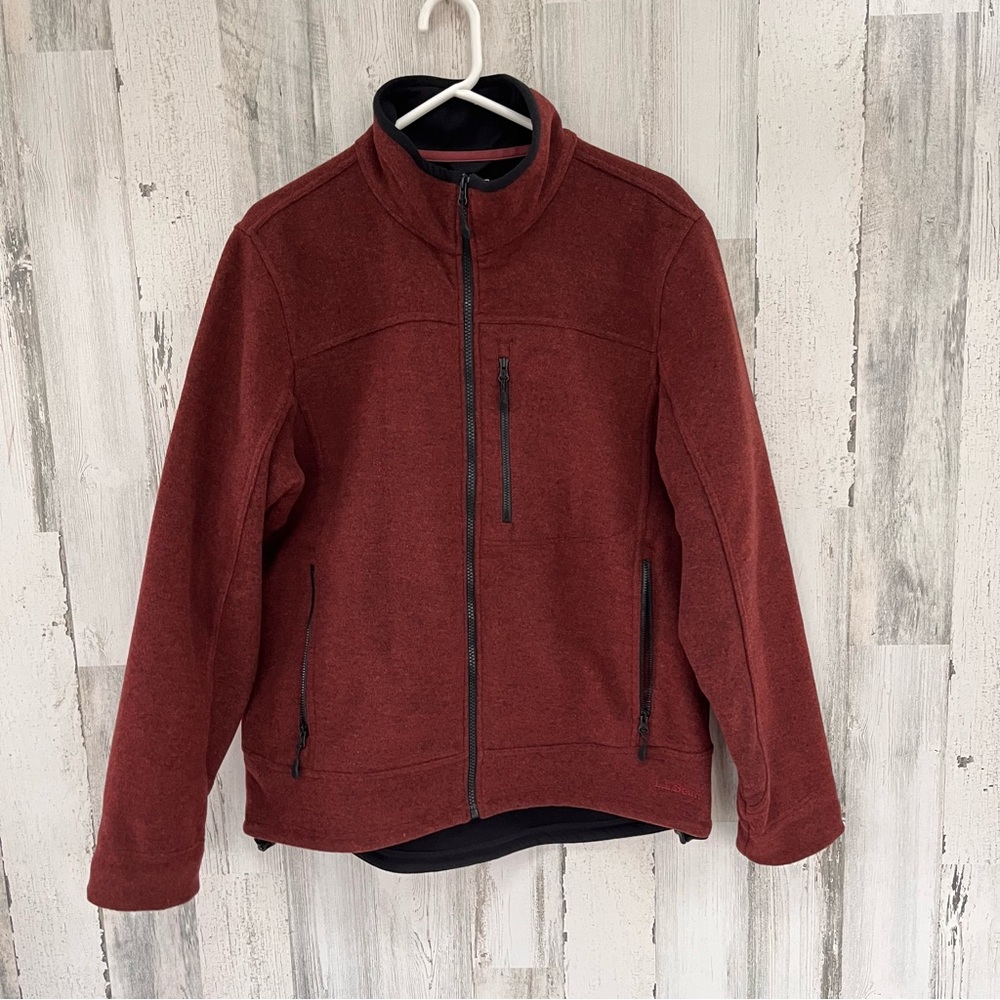 L.L. Bean Men’s Full Zip Soft Shell Wool Blend Jacket Size Medium